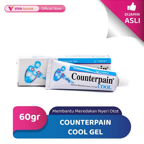 Jual Counterpain Cool Gel Untuk Meredakan Nyeri Otot 60 Gram Shopee