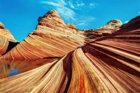 The Wave Utah stock image. Image of nature, orange, national - 108815725