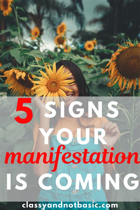 5 Signs Your Manifestation Is Coming In 2020 Manifestation Law Of