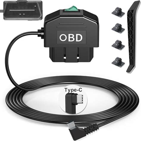 Amazon Dash Cam Obd Hardwire Kit Dash Camera Usb Type C Hardwire