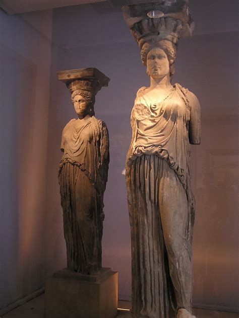 Grecia Atenas Cariatides Erecteion Museo De La Acropolis 0 Flickr