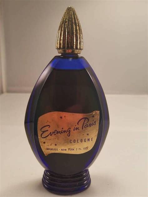 Vintage 1950s Bourjois Evening In Paris Cologne 2 Oz