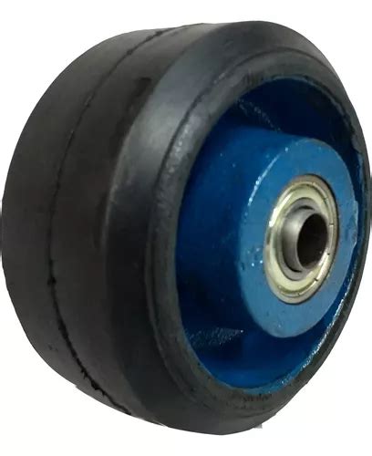 Roda Rb 4x2 Ferro Revestida Borracha Rol Esferah