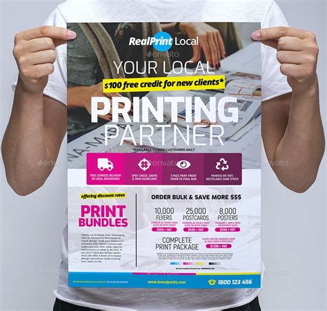 Print Shop Poster / Banner | Banner template, Templates, Poster template