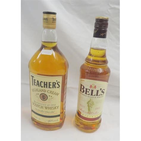 Bells Blended Scotch Whisky 70cl And Teachers Highland Cream Scotch