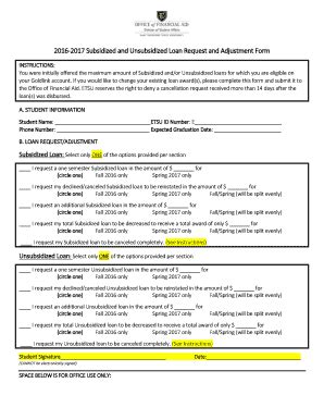 Fillable Online Etsu Loan Request Form Etsu Edu Etsu Fax Email