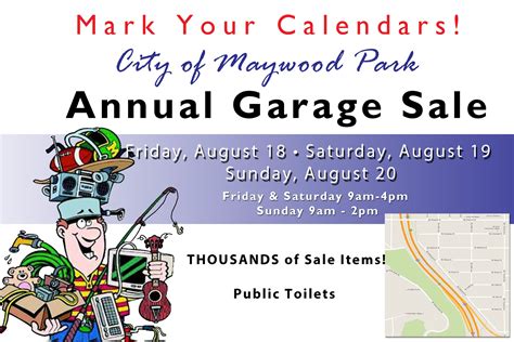 Maywood Park Annual Garage Sale — City Of Maywood Park