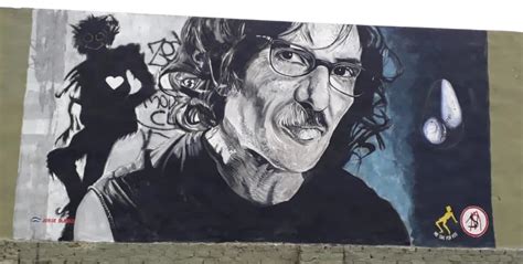 Los 70 de Charly García en muestras de arte los 8 murales y 17