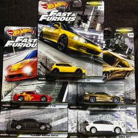 Hot WHEELS FAST AND FURIOUS FAST TUNERS SET Pcs Shopee Malaysia