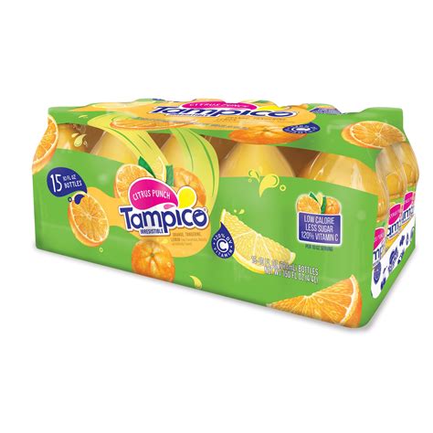 Tampico Citrus Punch Orange Tangerine Lemon Juice Drink Fl Oz