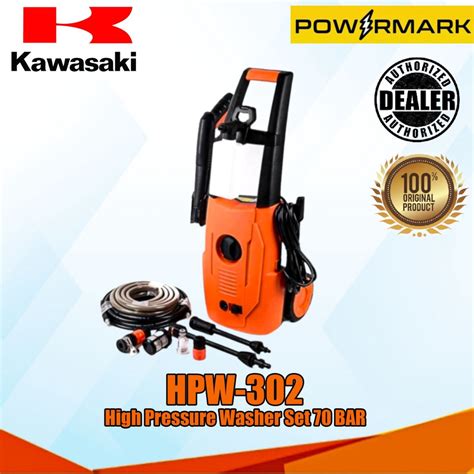 KAWASAKI HPW 302 Portable Pressure Washer Set POWERMARK KPW