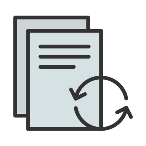 Refresh Database Generic Outline Color Icon