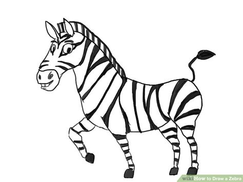 How To Draw A Zebra With Pictures Wikihow