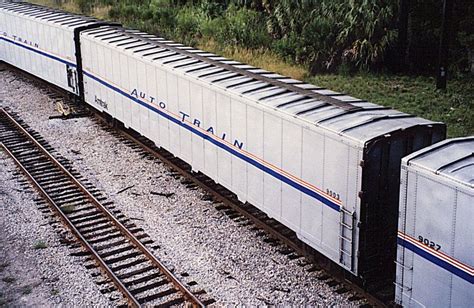 Amtrak Auto Train Bi Level Autorack 90 Feet Long Built By Johnstown