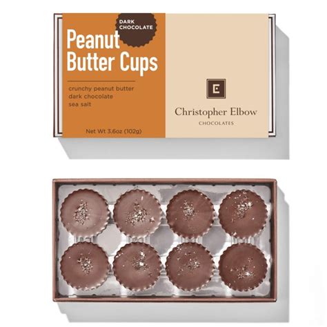 Dark Chocolate Peanut Butter Cups - Christopher Elbow Chocolates