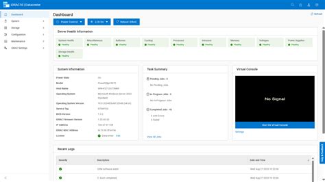 poweredge support  integrated dell remote access controller