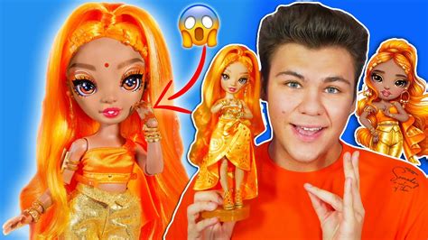 Куколка ОГОНЬ 🔥 😏 Мина Флюр 🧡 Meena Fleur Rainbow High 4 series🌈 ...