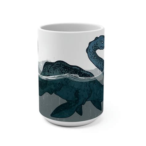 Loch Ness Monster Mug Oz Aesthetic Nessie Mug Cryptid Gift Etsy