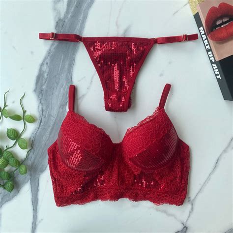 Conjunto De Lingerie Celebration Paet Vermelho Dolce Pecado