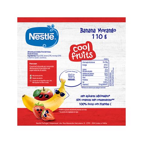 Nestlé Cool Fruits Banana E Morango Pacotinho De Fruta Love My