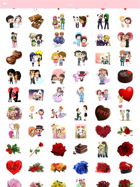 LOVE Stickers & Emoji Art for Valentines Day Messages Pro for iOS ...