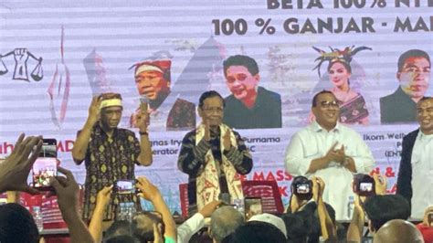 Mahfud Md Hadiri Dialog Diaspora Dan Deklarasi Dukungan Warga Ntt Se