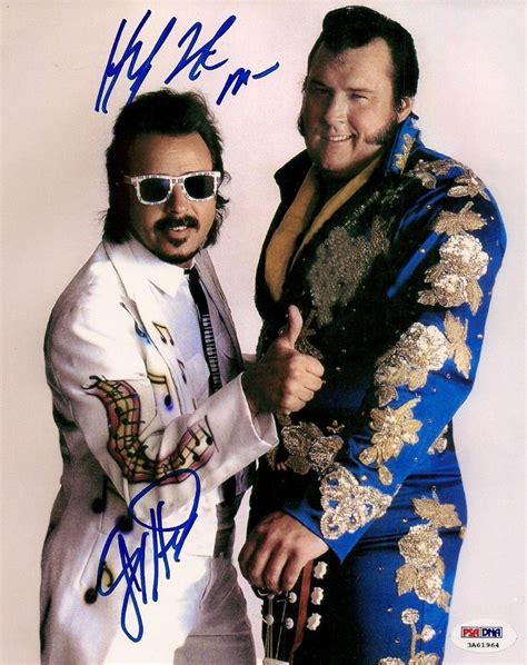 Honky Tonk Man Jimmy Hart Signed 8x10 Photo COA WWE Picture Autograph