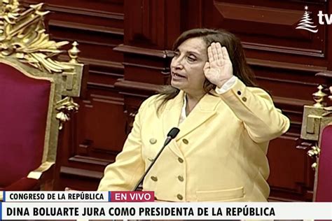 Dina Boluarte Conoce El Perfil De La Primera Presidenta Del Perú