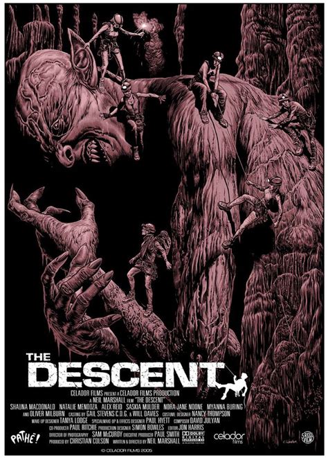 Eerie Poster Artwork Tribute For The Descent Movie Posters Horror