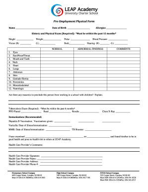 Basic Physical Exam Form Pdf - Fill Online, Printable, Fillable, Blank ...