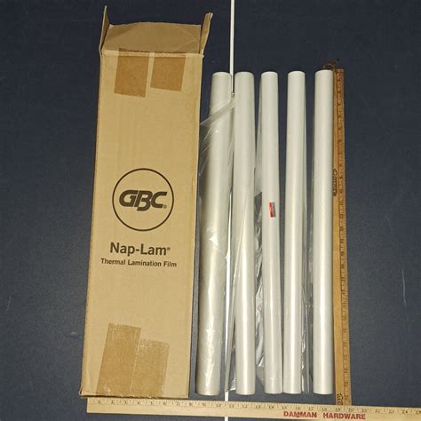 GBC Nap Lam Thermal Laminating Roll Film 1 Core 5 Leftover Rolls