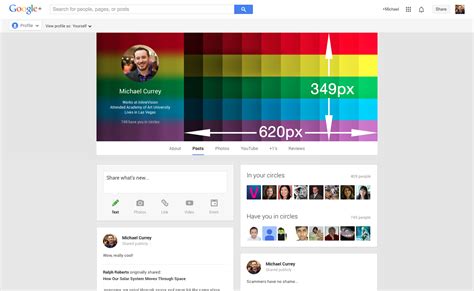 Google Plus Cover Photo & Profile Photo Template » Blog: Social Media ...