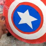 Paper Plate Captain America Shield Truly Hand Picked