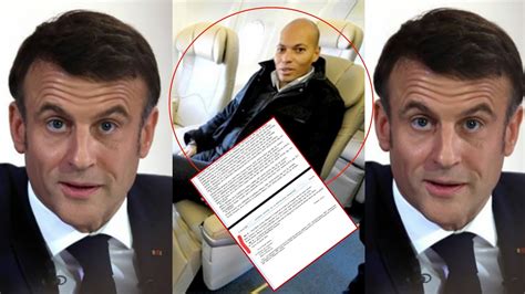 Macron veut aider karim wade sur son double nationalité YouTube