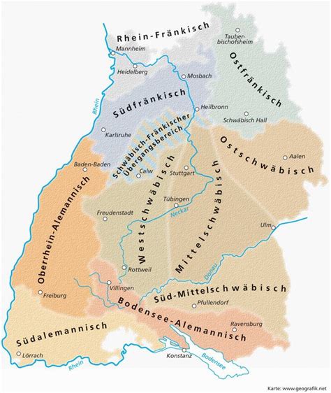 Schweiz Karte Uebersicht Dialekte In Deutschland