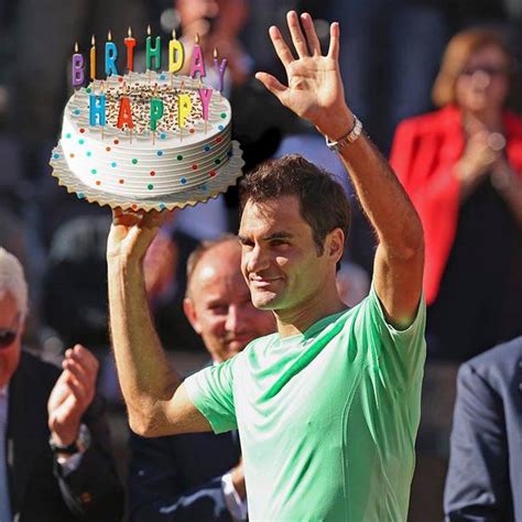 Happy 32nd Birthday To The Great Roger Federer Tennis