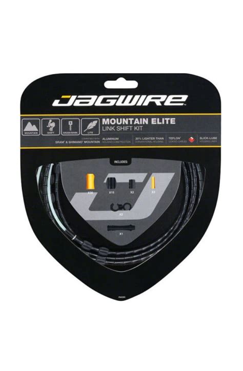 Jagwire Mountain Elite Link Shift Kit Black