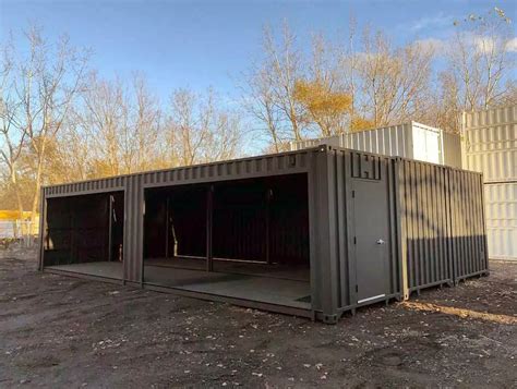 Building a Garage with Shipping Containers - Shipping containers for ...