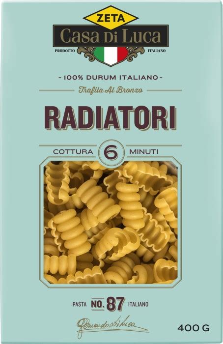 K P Zeta Casa Di Luca Pasta Radiatori G P Delitea Se