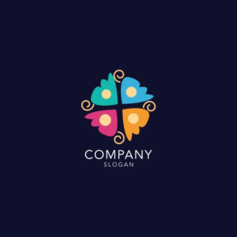 company logo design 23972610 Vector Art at Vecteezy