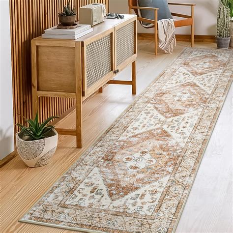 Amazon Lahome Boho Carpet Runners For Hallway Ft Washable Non