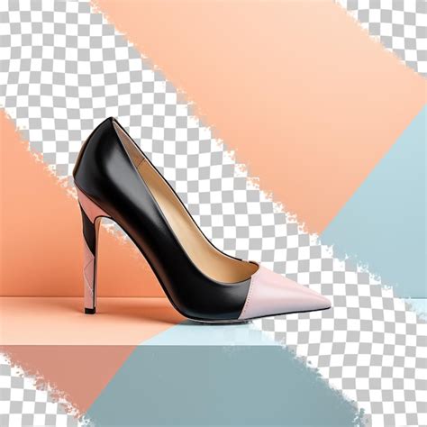 Premium PSD Stylish High Heels For Affluent Black Women Transparent