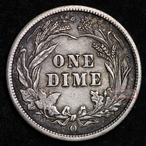 1892 O Barber Dime Choice Au E231 Mt