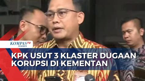 Dugaan Perintangan Penyidikan Korupsi Di Kementan Kpk Usut Klaster