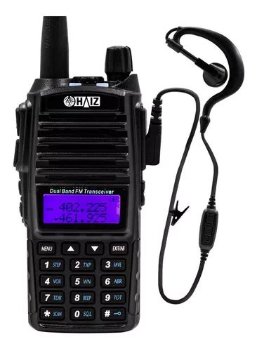 Rádio Comunicador 5w Haiz Vhf uhf Fm Dual Band Uv 82 Frete grátis