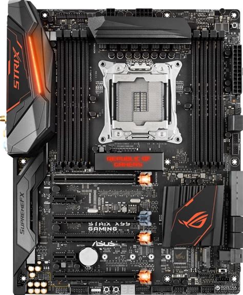 Материнская плата Asus Strix X99 Gaming (s2011-3, Intel X99, PCI-Ex16 ...