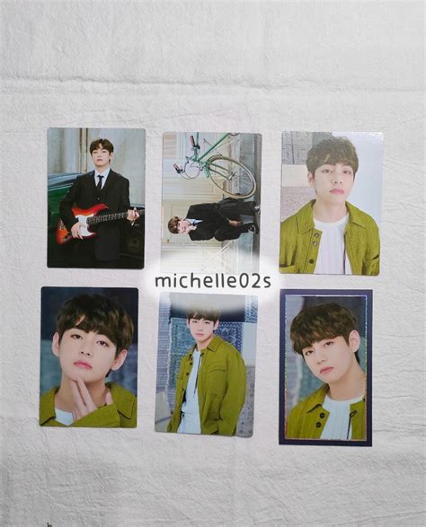 Wts Bts Ptd In Seoul Mini Pc Photocard V Taehyung Full Set And Message