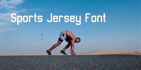 Sports Jersey Font Free Download