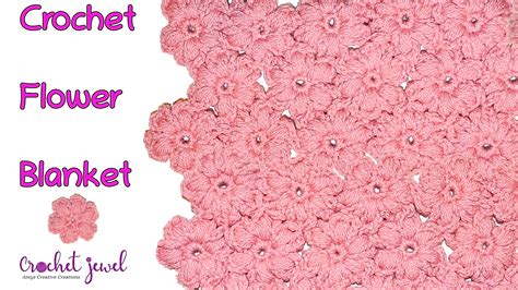 How To Crochet Easy Puff Flower Blanket At Glenn Yang Blog