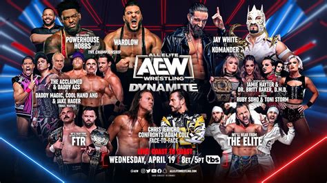 Aew Dynamite Card Tonight 4 19 23 Full Preview